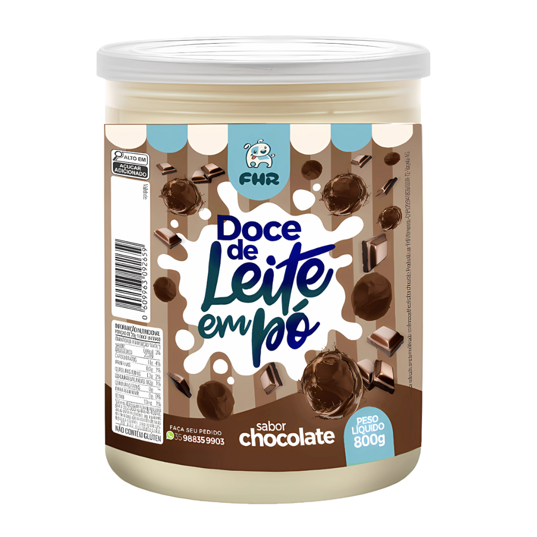 Doce de leite em pó Sabor Chocolate