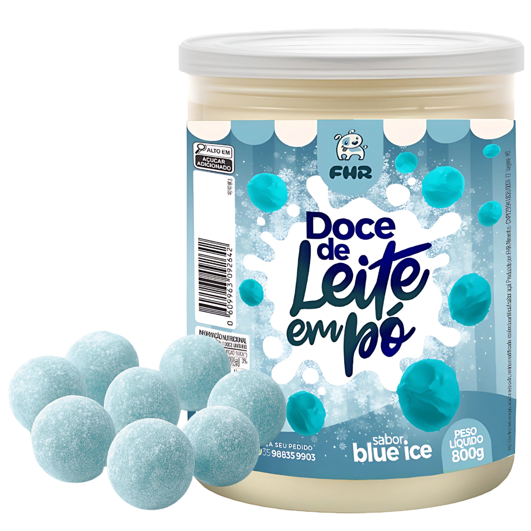 Doce de leite em pó Sabor Blue Ice